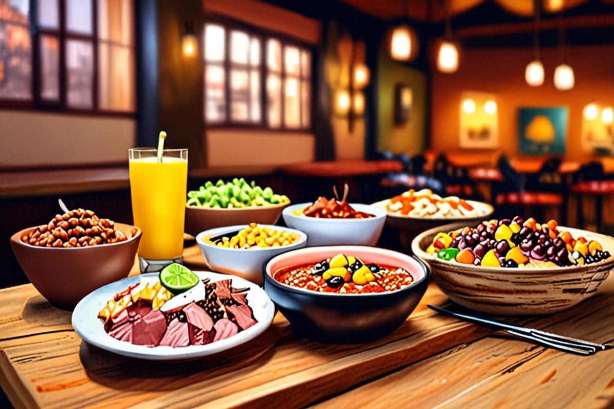 Comida de boteco na mesa